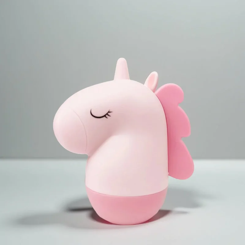 Манікюрний набір «Єдиноріг» рожевий — вигляд закритого кейса