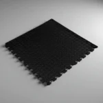 Дитячий м’який килимок-пазл 60×60 см «Чорний»