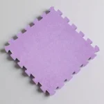 Килимок-пазл плюшевий 30×30 см «Фіолетовий»