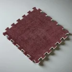 Килимок-пазл плюшевий 30×30 см «Коричневий»