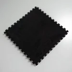 Килимок-пазл плюшевий 60×60 см «Чорний»