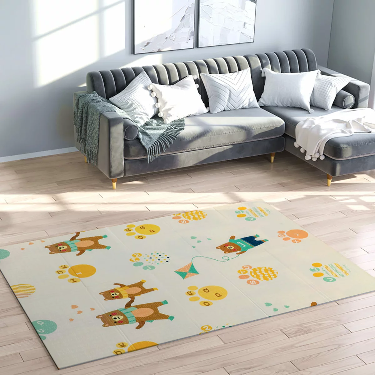 38a29e8071-10_resize_1200x1200 Дитячий складний термокилимок 117см х 177см х 8мм Повітряні кульки - Ведмедики (301) SW-00003031 10