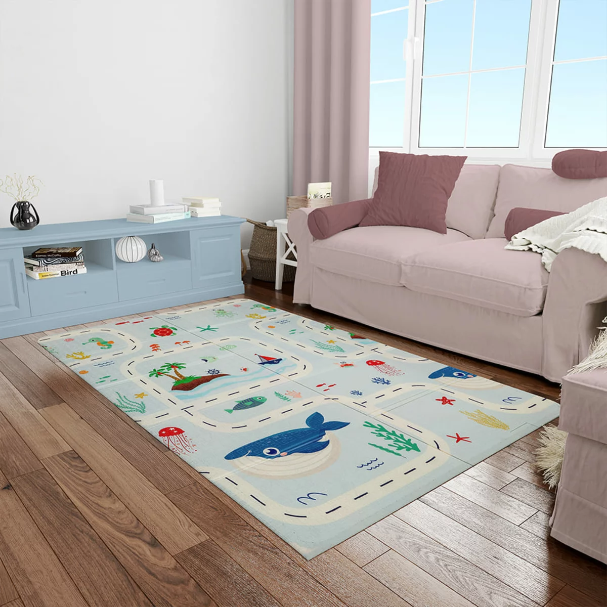 3bd52475c7-9_resize_1200x1200 Дитячий складний термокилимок 117см х 177см х 8мм Океан-Зростомір (300) SW-00003030 9