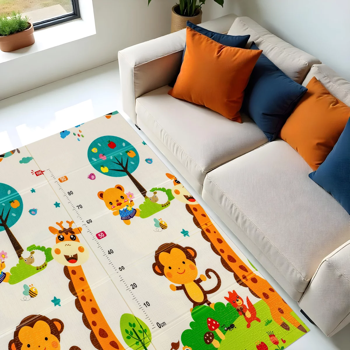 78826bcbcf-9_resize_1200x1200 Дитячий складний термокилимок 147см х 177см х 8мм Лисички-Зростомір (303) SW-00003033 9