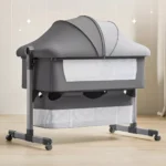 Приставне дитяче ліжечко HeyKids HK-0008 з москітною сіткою