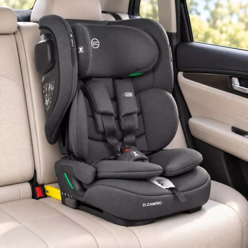 Дитяче автокрісло i-PRO ISOFIX 76–150 см — Сіре, HK-1234-GR
